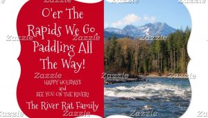 Create Your Own Christmas Card Custom River Runners Photo Christmas Card Add Your Own River