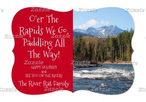Create Your Own Christmas Card Custom River Runners Photo Christmas Card Add Your Own River
