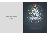 Create Your Own Christmas Card Flat Photo Greeting Card Merry and Bright Horizontal Item 775624