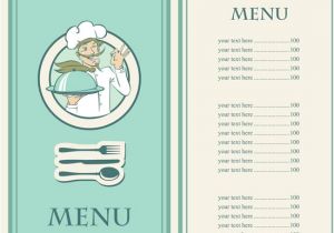 Create Your Own Menu Template 5 Restaurant Menu In Vectorial format