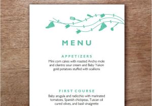 Create Your Own Menu Template Easily Make Your Own Wedding Menus Just Enter Your Menu
