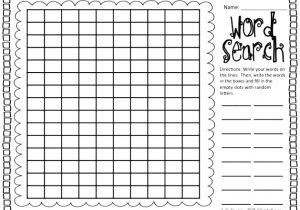 Create Your Own Word Search Template 6 Create Your Own Word Search Template Tyiye Templatesz234