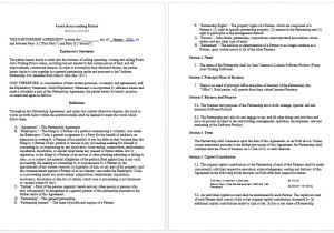 Creating A Contract Template In Word Business Contract Templates 8 Free Samples Microsoft