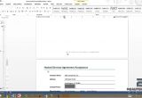 Creating A Contract Template In Word Using Word Templates to Create A Simple Contract Youtube