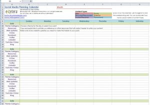 Creating A social Media Calendar Template social Media Editorial Calendar Excel Template Calendar