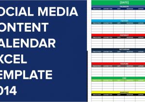 Creating A social Media Calendar Template social Media Editorial Calendar Excel Template Calendar