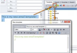 Creating An Email Template In Outlook 2010 Create Email Templates In Outlook 2010 2013 for New
