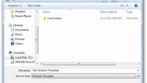 Creating An Email Template In Outlook 2010 How to Create and Use Templates In Outlook 2010