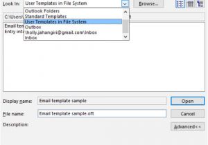 Creating Email Templates In Outlook 2013 Download Free software Creating and Using Templates In