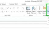 Creating Email Templates In Outlook 2013 How to Create An Email Signature In Microsoft Outlook 2013