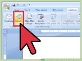 Creating Label Templates In Word How to Create Labels Using Microsoft Word 2007 13 Steps