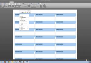 Creating Label Templates In Word Microsoft Word 2010 Create Label Template