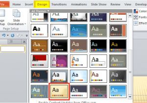 Creating Powerpoint Templates 2010 How to Create A Banner In Powerpoint 2010 Powerpoint E