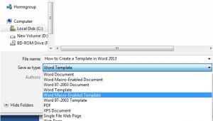 Creating Word Templates 2013 How to Create A Template In Word 2013 Tutorials Tree