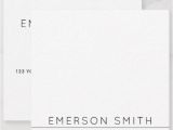 Creative Business Card Job Titles Black Line Simple Minimalist Professional White Square