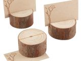 Creative Card Holders for Weddings 12ct Rustic Real Wood Place Card Photo Holder In 2020 with