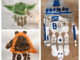 Creative Card Ideas for Father S Day Star Wars Handprint Cards for Fathers Day Star Wars