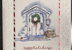 Creative Christmas Card Photo Ideas Art Impressions Winter Holiday Card Watercolor Christmas