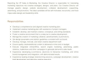 Creative Director Contract Template Creative Director Job Description