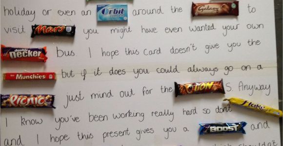 Creative Father S Day Card Ideas Father S Day Chocolate Card Present Idea Candy Cards