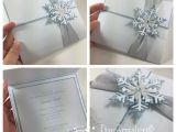 Creative Handmade Wedding Card Ideas Cute Winter Wonderland Invitations Dianarcreations