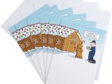 Creative Home Hallmark Card Studio Hallmark 0599xxh2125 Shoebox Funny Christmas Cards Pack Gingerbread House 6 Cards with Envelopes