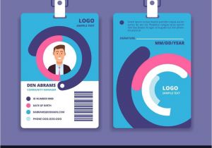 Creative Id Card Design Template 78 Creative Employee Id Card Template Ai formating for