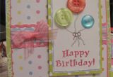 Creative Idea for Birthday Card Love the soft Pastels Cards Handmade Homemade Birthday