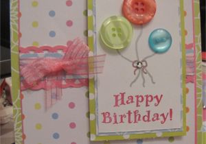 Creative Idea for Birthday Card Love the soft Pastels Cards Handmade Homemade Birthday