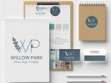 Creative Interior Design Name Card Karimacreative Branding Guide for Willow Park An Interior