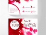 Creative Job Title for Business Card Business Card Abstract Background Stock Vector