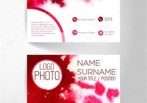 Creative Job Title for Business Card Business Card Abstract Background Stock Vector