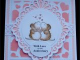 Creative Love Card for Her S179 Hand Made Anniversary Card Using Sue Wilson ornate Oval
