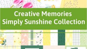 Creative Memories All that Glitters Card Kit Get Ready to Go Walkin On Sunshine with the Simply Sunshine