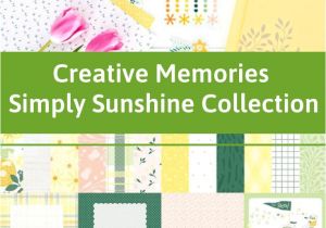 Creative Memories All that Glitters Card Kit Get Ready to Go Walkin On Sunshine with the Simply Sunshine