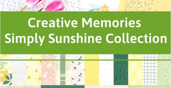 Creative Memories All that Glitters Card Kit Get Ready to Go Walkin On Sunshine with the Simply Sunshine