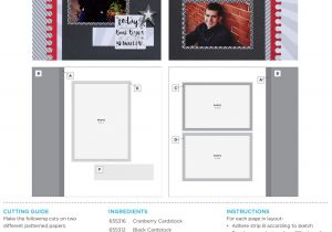 Creative Memories Christmas Card Kit Project Recipes Cm Creative Memories Memory Scrapbook