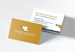 Creative Name Card Design Ideas Branding Business Card Design by Good Golden Creative