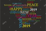 Creative New Year Card Design 2019 Happy New Year with Creative Design for Your Greetings