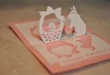 Creative Pop Up Card Ideas Easter Bunny and Basket Pop Up Card Template with Images
