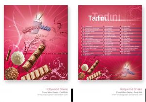 Creative Restaurant Menu Card Designs M 4 the Color that they Used for the Background Makes the