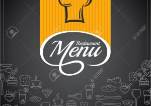 Creative Restaurant Menu Card Designs Stock Photo