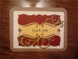 Creative Thank You Card Designs Simple Thank You Card Using Cricut Cartridge Creative Cards