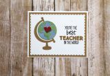 Creative Thank You Card for Teacher Teacher Appreciation Teacher Thank You Card Thank You Card
