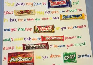 Creative Things to Write In A Birthday Card Candy Birthday Card Candy Birthday Cards Candy Bar