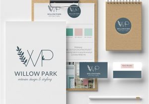 Creative Visiting Card Designs Of Interior Designer Karimacreative Branding Guide for Willow Park An Interior