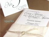 Creative Wedding Reception Menu Card Ideas Dinner Menu Presentation Wedding Invitations Diy Elegant
