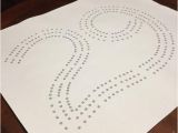 Cribbage Board Drilling Templates Large 29 Cribbage Board Hole Pattern Paper Template From