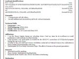 Cs Fresher Resume format Resume Blog Co Bachelor Of Computer Science Engineer B E