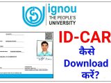 Cs Professional Admit Card June 18 Ignou Id Card A A A A Download A A A A How to Download Ignou I Card